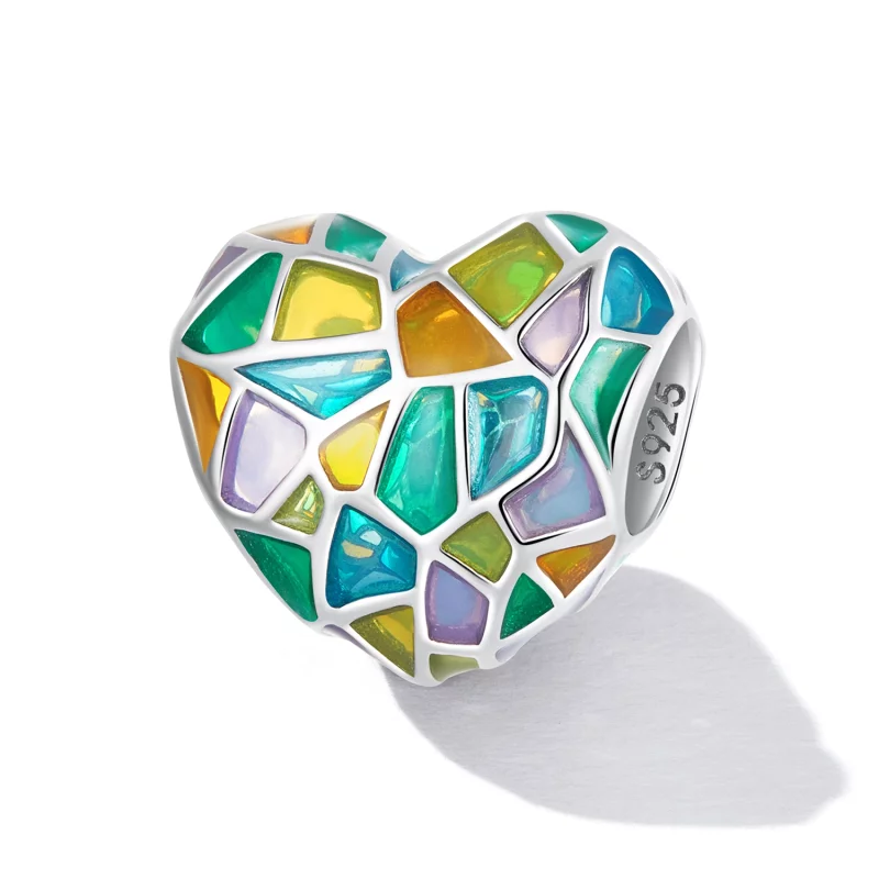 (image pour) Charm Pandora Style Love Window - SCC2266 - Afficher 2