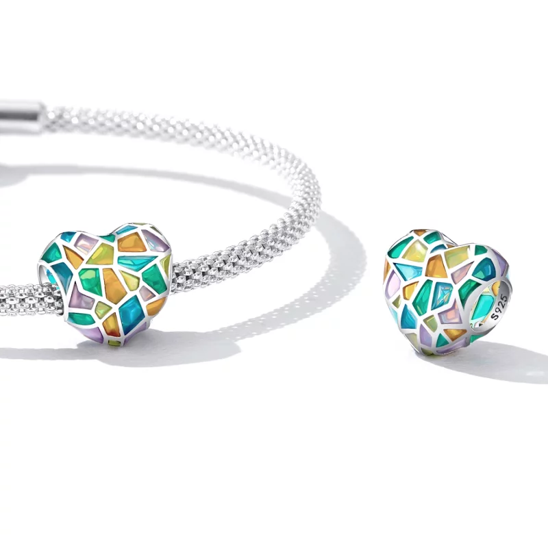 (image pour) Charm Pandora Style Love Window - SCC2266 - Afficher 5
