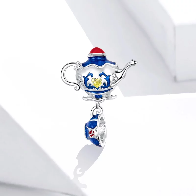 (image pour) Charm Pandora Style Magic Teapot - BSC318 - Afficher 2