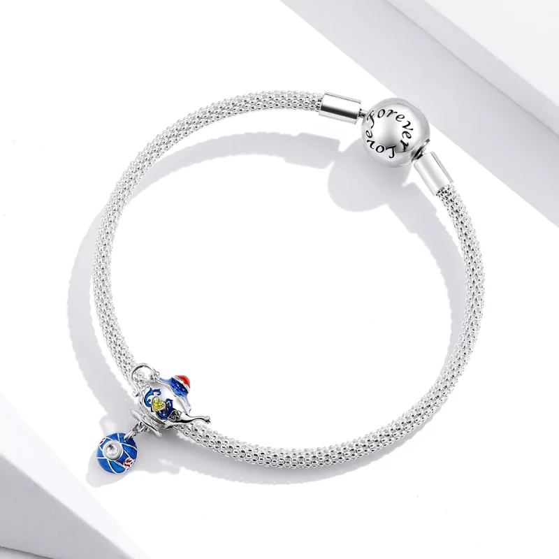 (image pour) Charm Pandora Style Magic Teapot - BSC318 - Afficher 4