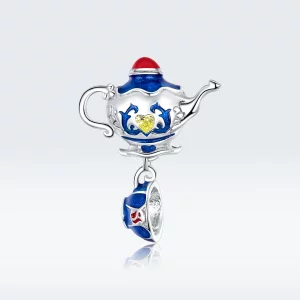 (image pour) Charm Pandora Style Magic Teapot - BSC318