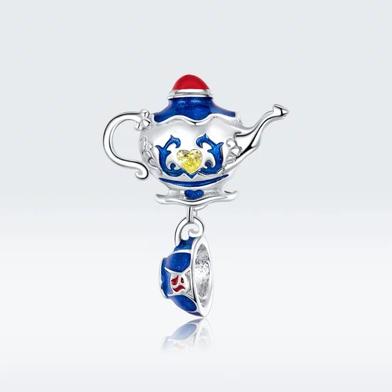 (image pour) Charm Pandora Style Magic Teapot - BSC318