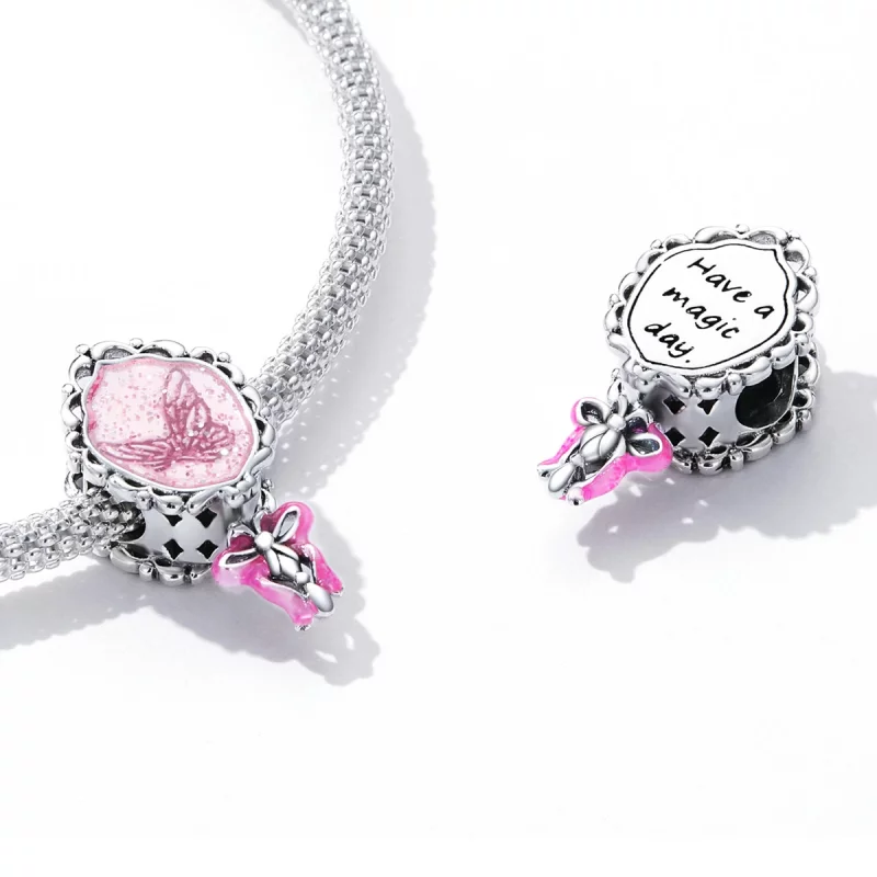 (image pour) Charm pandora style miroir de princesse - SCC2205 - Afficher 4