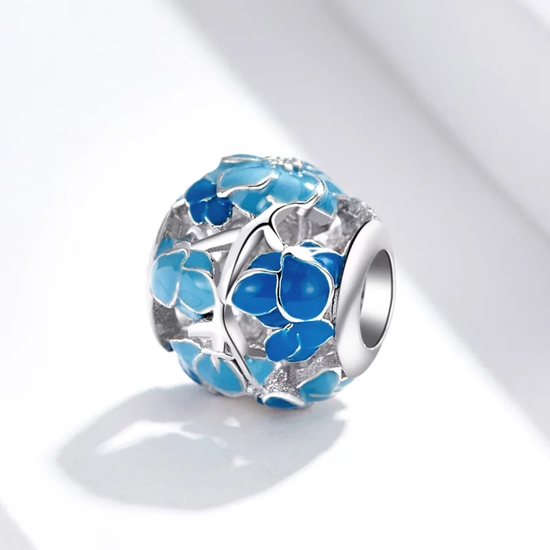 (image pour) Charm Pandora Style Épanouissement Tout le Chemin - BSC087 - Afficher 2