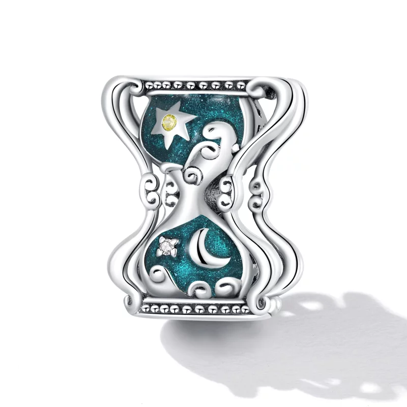 (image pour) Charm Pandora Style Sablier Soleil et Lune - SCC2265 - Afficher 2