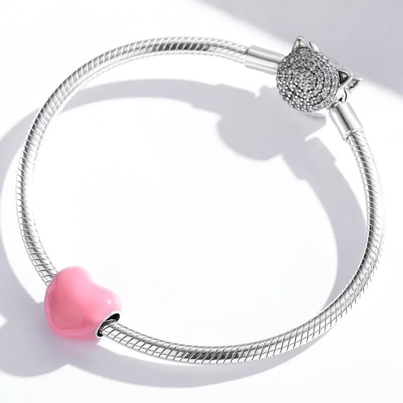 (image pour) Charm Pandora Style Simple Amour - SCC1986-PK - Afficher 3
