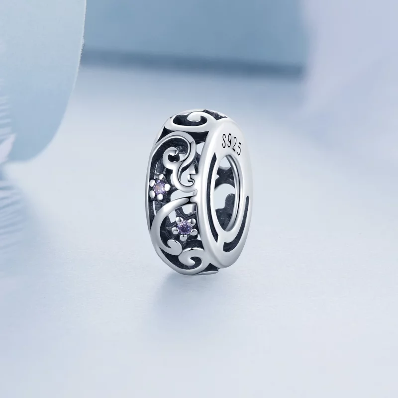 (image pour) Charm Pandora Style Streamer Spacer - BSC639 - Afficher 2