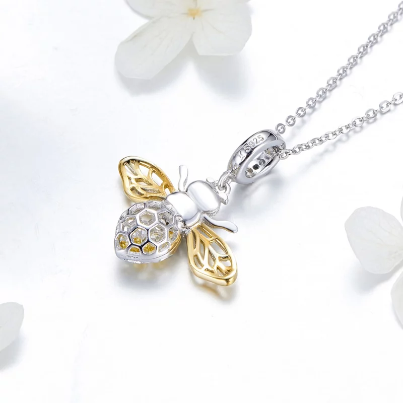 (image pour) Charm Pendant Style PANDORA Abeille en mouvement - SCC1125 - Afficher 5