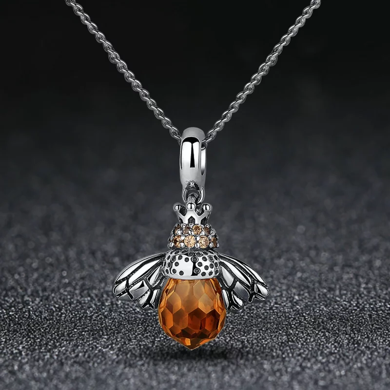 (image pour) Charm Pendant Style PANDORA abeille - SCC035 - Afficher 6