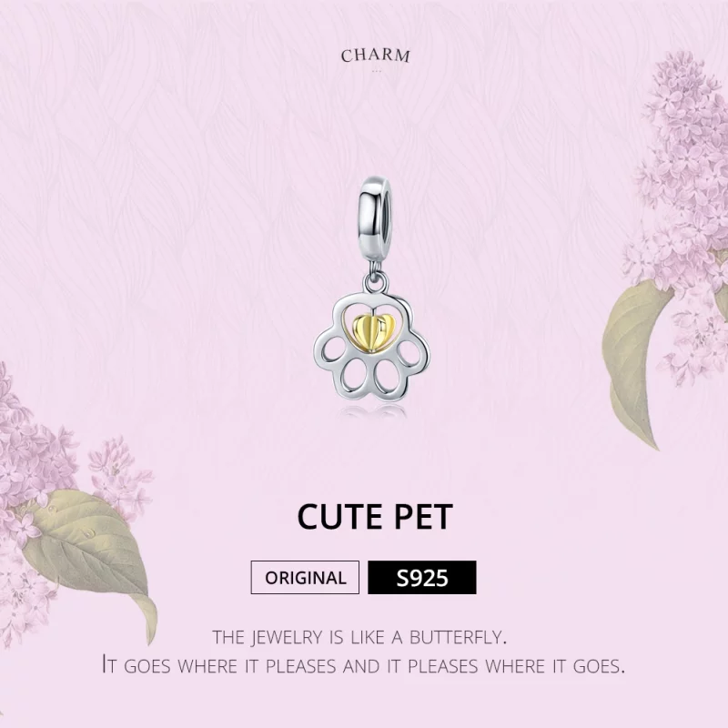 (image pour) Charm Pendant Style PANDORA Animal mignon - SCC1251 - Afficher 3