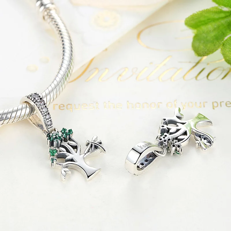 (image pour) Charm Pendant Style PANDORA Arbre de vie - SCC117 - Afficher 4