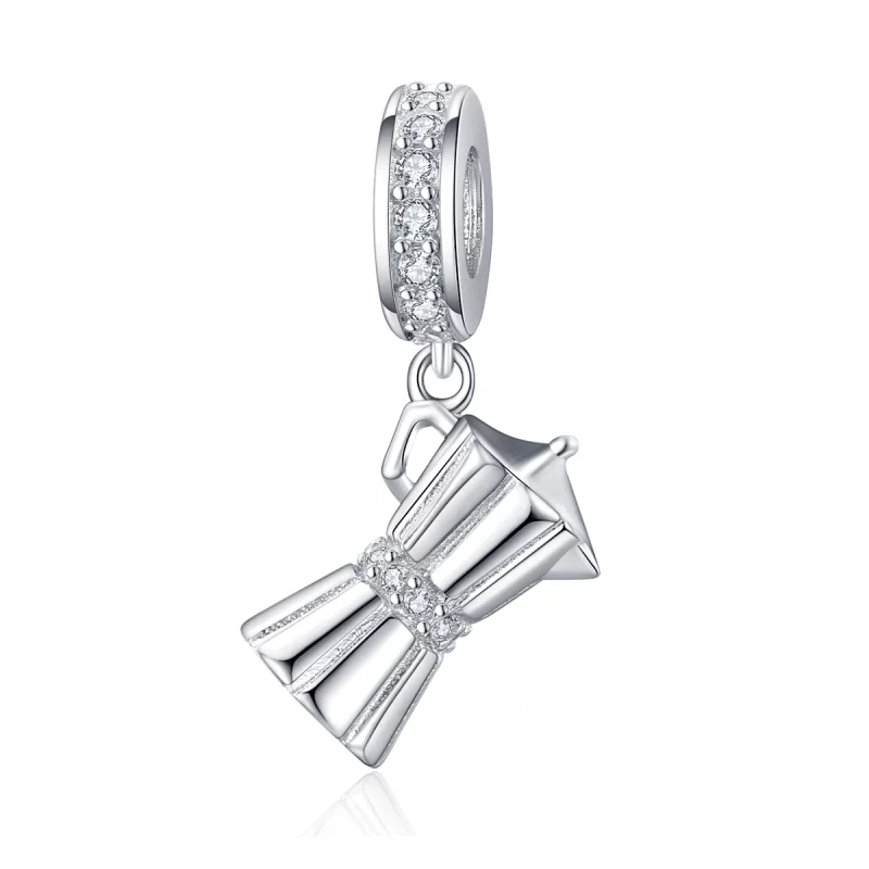 (image pour) Charm Pendant Style PANDORA Cafetière - SCC1287