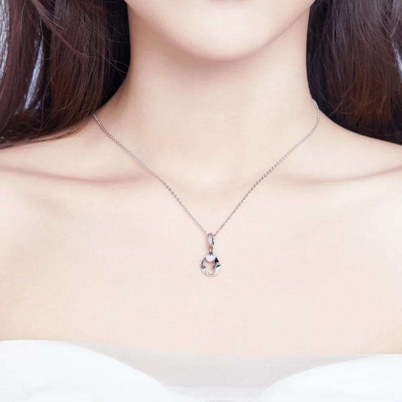 (image pour) Charm Pendant Style PANDORA Chaton heureux - SCC1140 - Afficher 3
