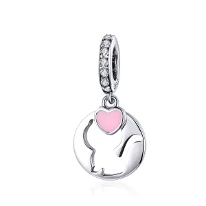 (image pour) Charm Pendant Style PANDORA Chaton heureux - SCC1140