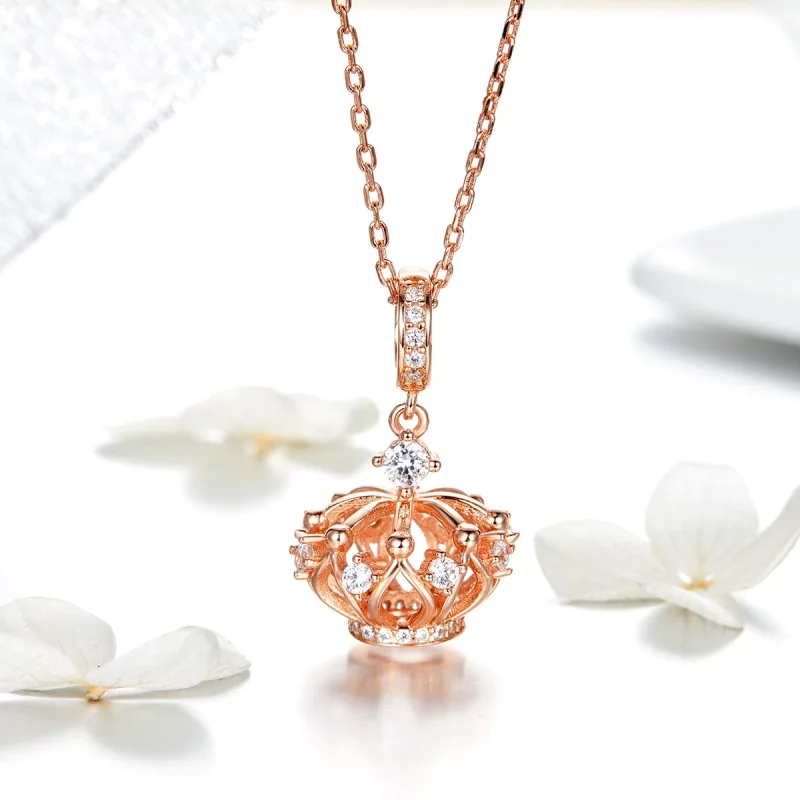 (image pour) Charm Pendant Style PANDORA Couronne royale - SCC1121 - Afficher 3