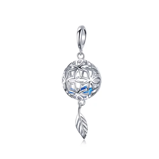 (image pour) Charm Pendant Style PANDORA Fleur stabilisée - SCC1123