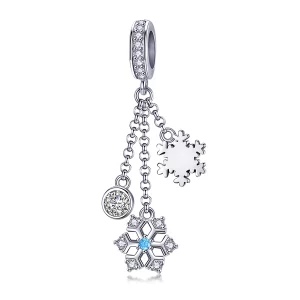 (image pour) Charm Pendant Style PANDORA Flocon de neige - SCC1020