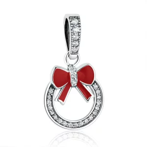(image pour) Charm Pendant Style PANDORA Guirlande de Noël - SCC077