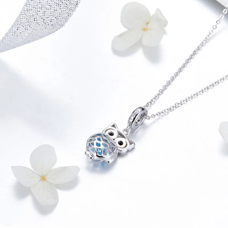 (image pour) Charm Pendant Style PANDORA Hibou perpétuel - SCC1124 - Afficher 5