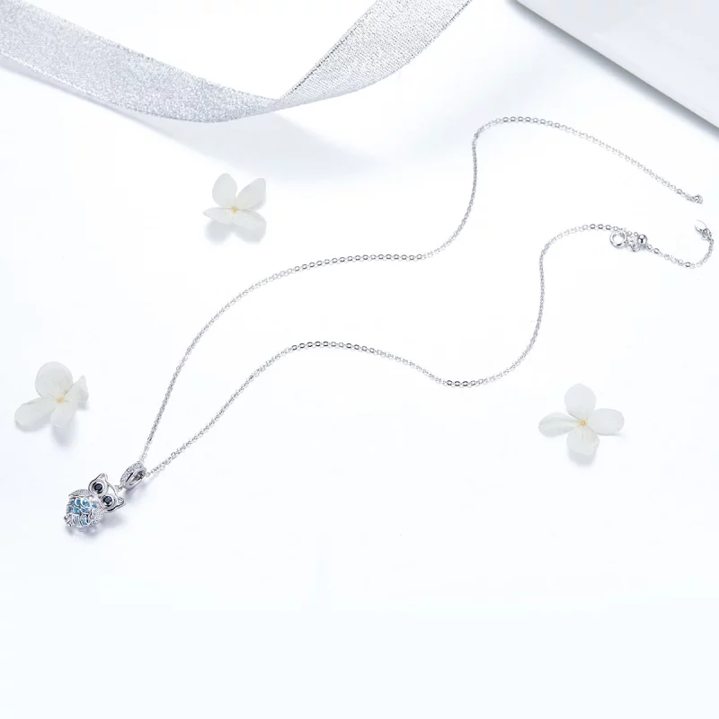 (image pour) Charm Pendant Style PANDORA Hibou perpétuel - SCC1124 - Afficher 6