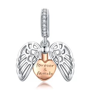 (image pour) Charm Pendant Style PANDORA La famille pour toujours - SCC1299