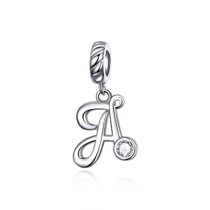 (image pour) Charm Pendant Style PANDORA Lettre A - SCC1183-A