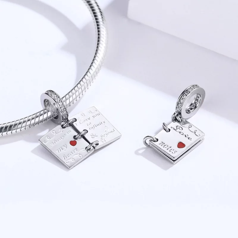 (image pour) Charm Pendant Style PANDORA Lettre d'amour - SCC1262 - Afficher 5