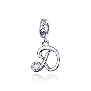 (image pour) Charm Pendant Style PANDORA Lettre D - SCC1183-D