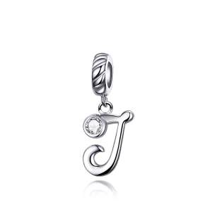 (image pour) Charm Pendant Style PANDORA Lettre J - SCC1183-J