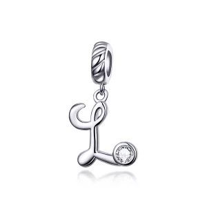 (image pour) Charm Pendant Style PANDORA Lettre L - SCC1183-L