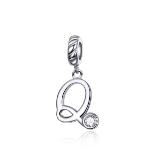 (image pour) Charm Pendant Style PANDORA Lettre Q - SCC1183-Q