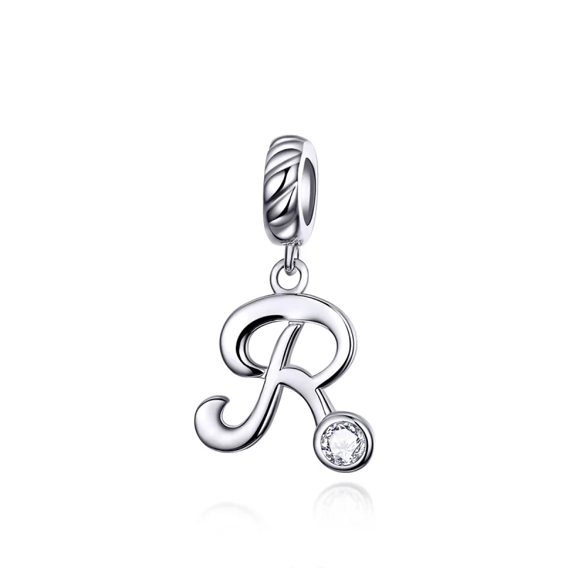 (image pour) Charm Pendant Style PANDORA Lettre R - SCC1183-R