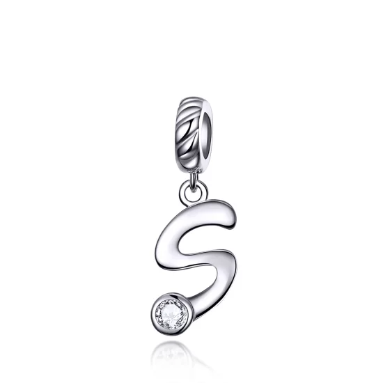 (image pour) Charm Pendant Style PANDORA Lettre S - SCC1183-S