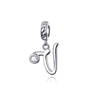 (image pour) Charm Pendant Style PANDORA Lettre V - SCC1183-V