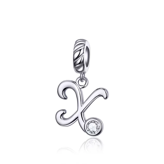 (image pour) Charm Pendant Style PANDORA Lettre X - SCC1183-X