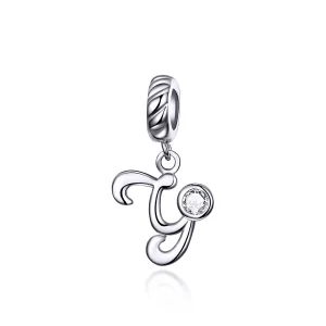(image pour) Charm Pendant Style PANDORA Lettre Y - SCC1183-Y