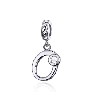 (image pour) Charm Pendant Style PANDORA Numéro 0 - SCC1183-O