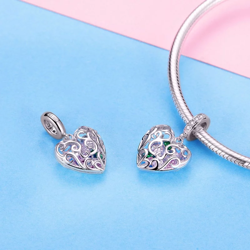 (image pour) Charm Pendant Style PANDORA Palpitation - SCC1126 - Afficher 8