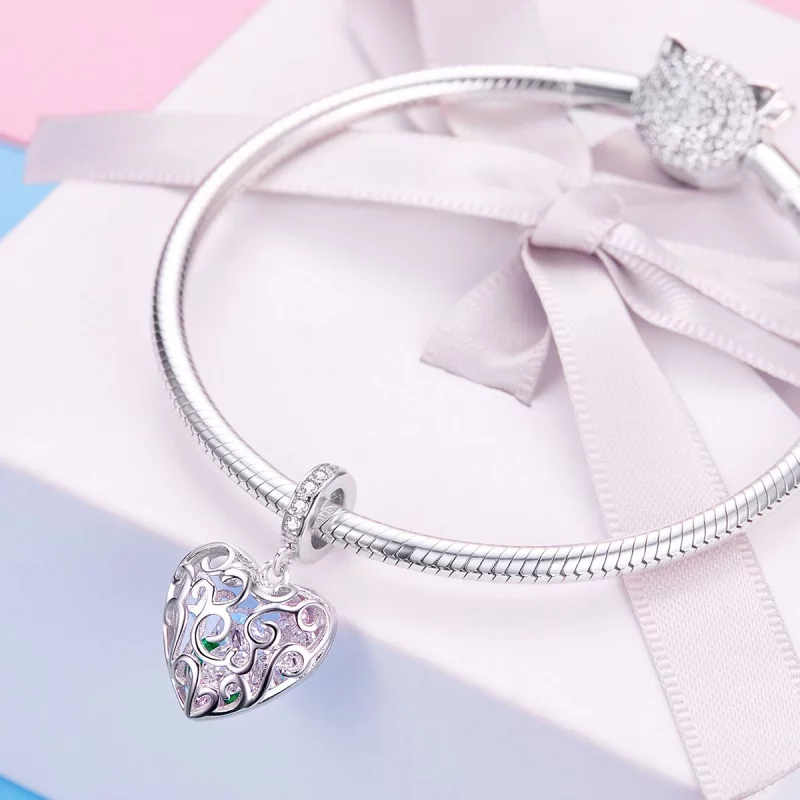 (image pour) Charm Pendant Style PANDORA Palpitation - SCC1126 - Afficher 9