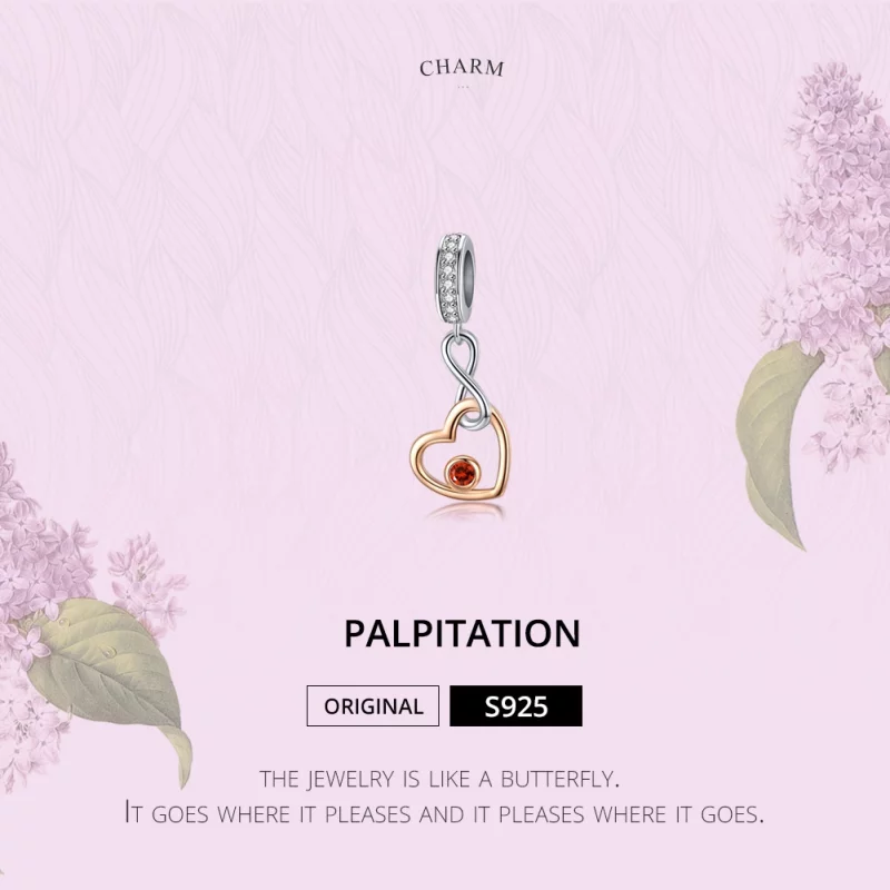 (image pour) Charm Pendant Style PANDORA Palpitation - SCC1239 - Afficher 2