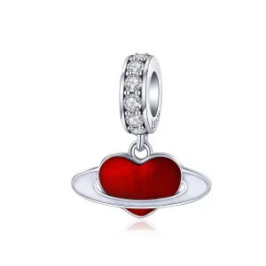 (image pour) Charm Pendant Style PANDORA Planète d'amour - SCC1165