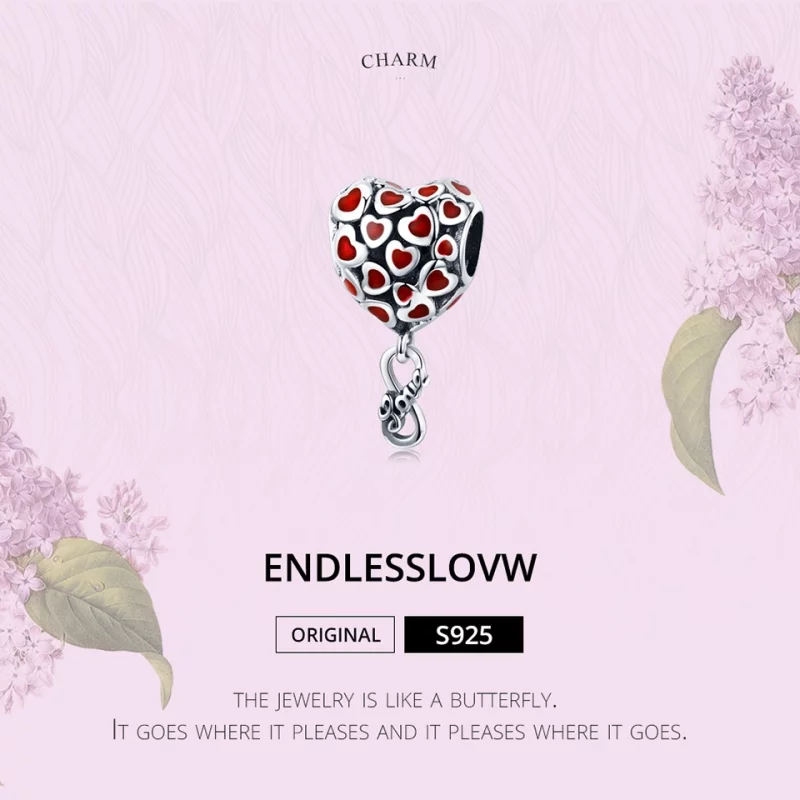 (image pour) Charm Pendant Style PANDORA sans fin - SCC1180 - Afficher 3