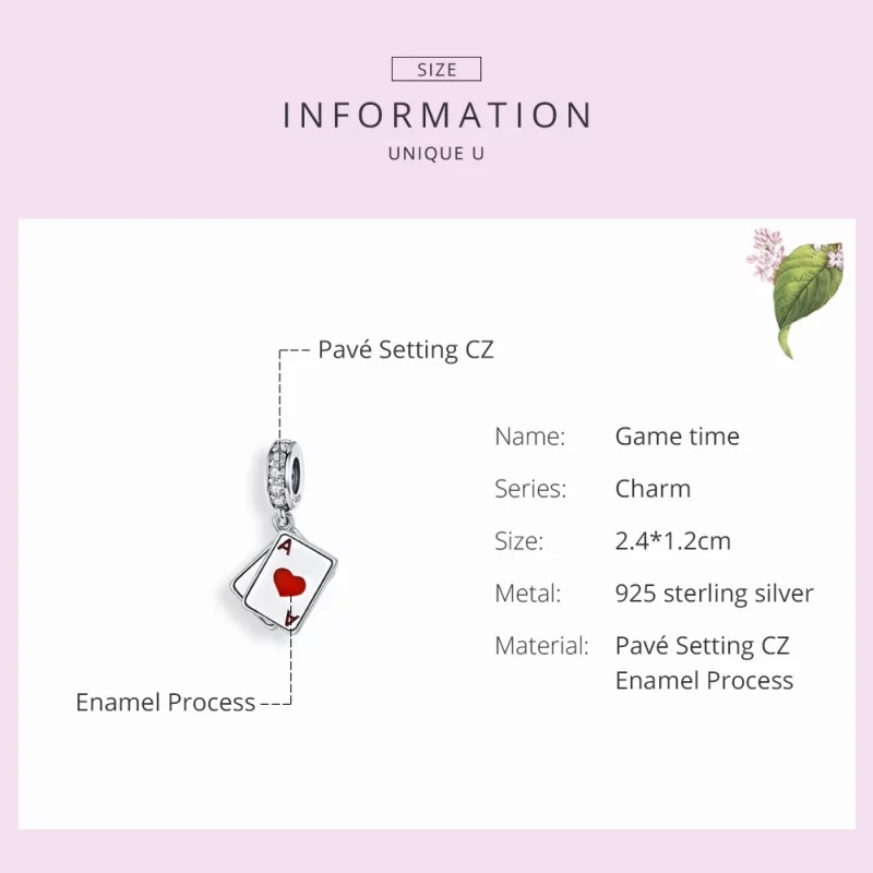 (image pour) Charm Pendant Style PANDORA Temps de jeu - SCC1172 - Afficher 4