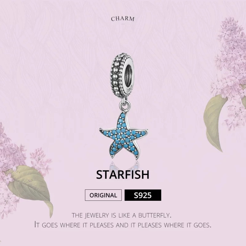 (image pour) Charm Pendant Style PANDORA Étoile de mer - SCC1210 - Afficher 2