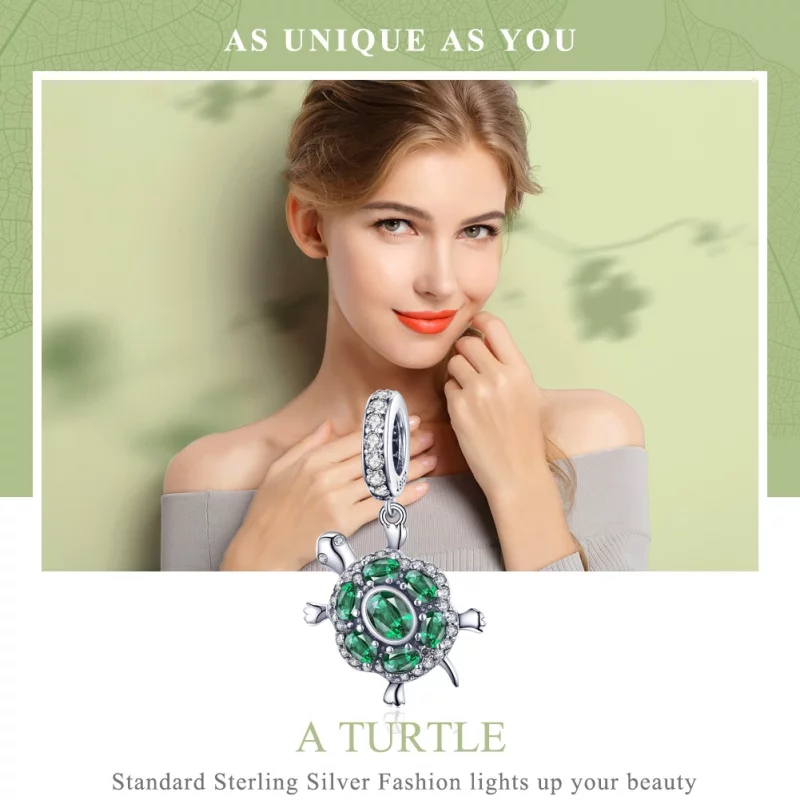 (image pour) Charm Pendant Style PANDORA Tortue - SCC1017 - Afficher 2