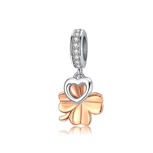 (image pour) Charm Pendant Style PANDORA Trèfle à quatre feuilles - SCC1238