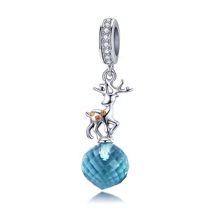 Charm Pendant Style PANDORA Wapiti - SCC1010 (image pour) Charm Pendant Style PANDORA Wapiti - SCC1010