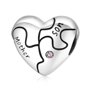 (image pour) Charm Puzzle d'Amour de style Pandora - SCC1976