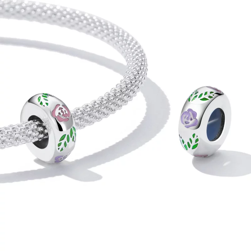 (image pour) Charm style fleur Doodle Pandora - BSC596 - Afficher 4