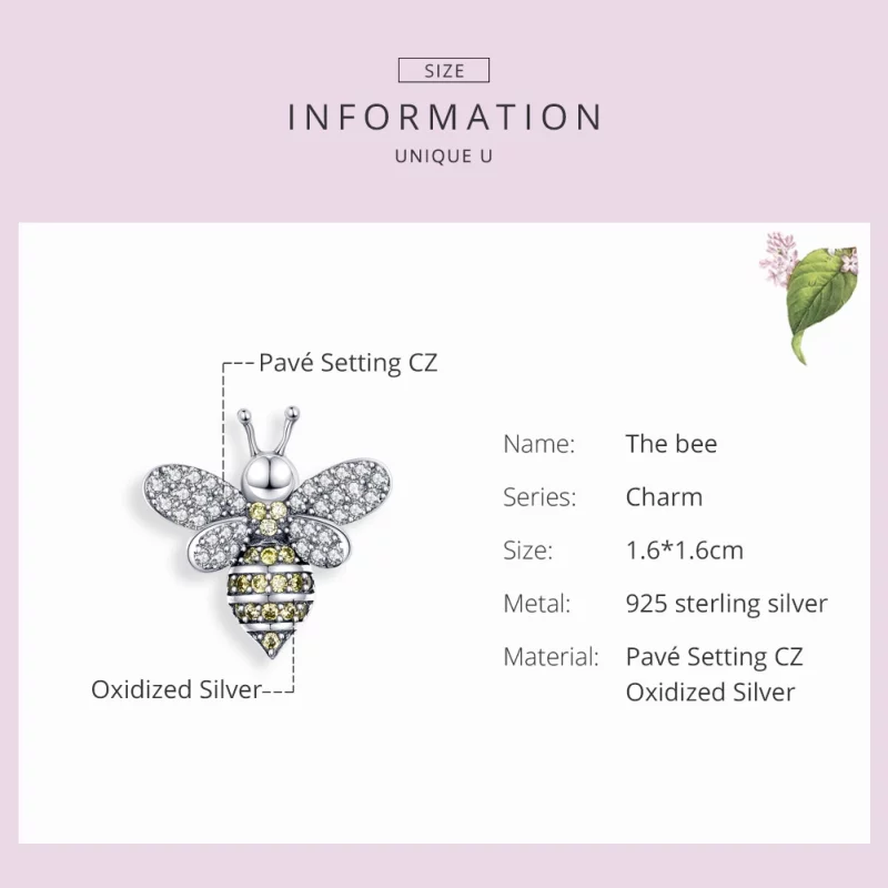 (image pour) Charm Style PANDORA abeille - SCC1194 - Afficher 3